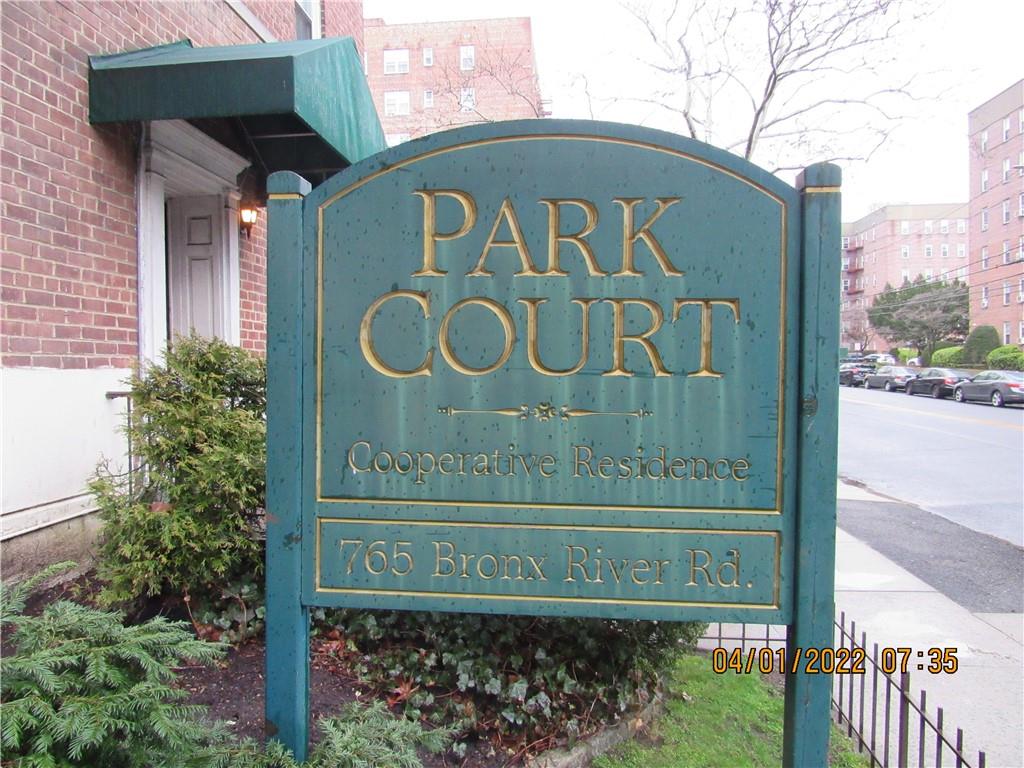 765 Bronx River Road, Unit 3H Bronxville, NY 10708 - Photo 1 of 1 a sign on the side of a building