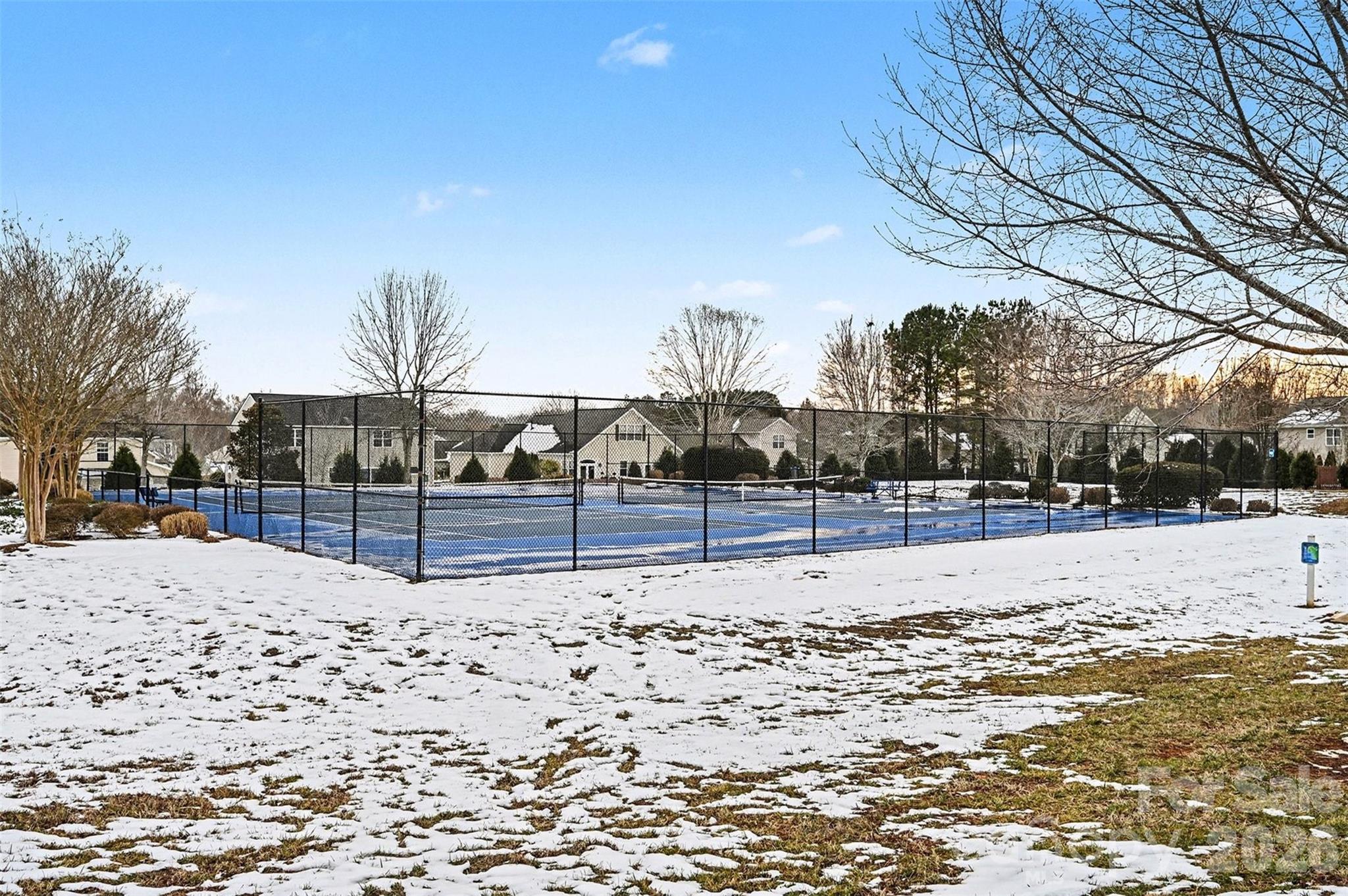 2213 Iron Works Drive Clover, SC 29710 - Photo 44 of 46 a view of a yard covered with snow