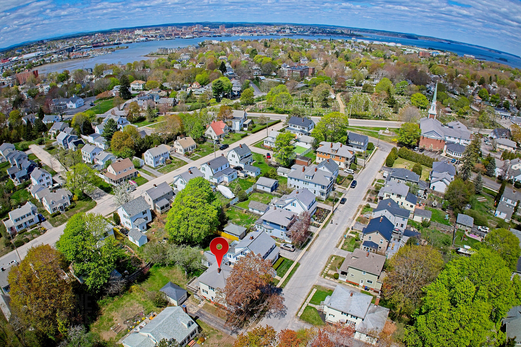 35 Strathmore Road South Portland, ME 04106 - Photo 3 of 32 aerial to Portland