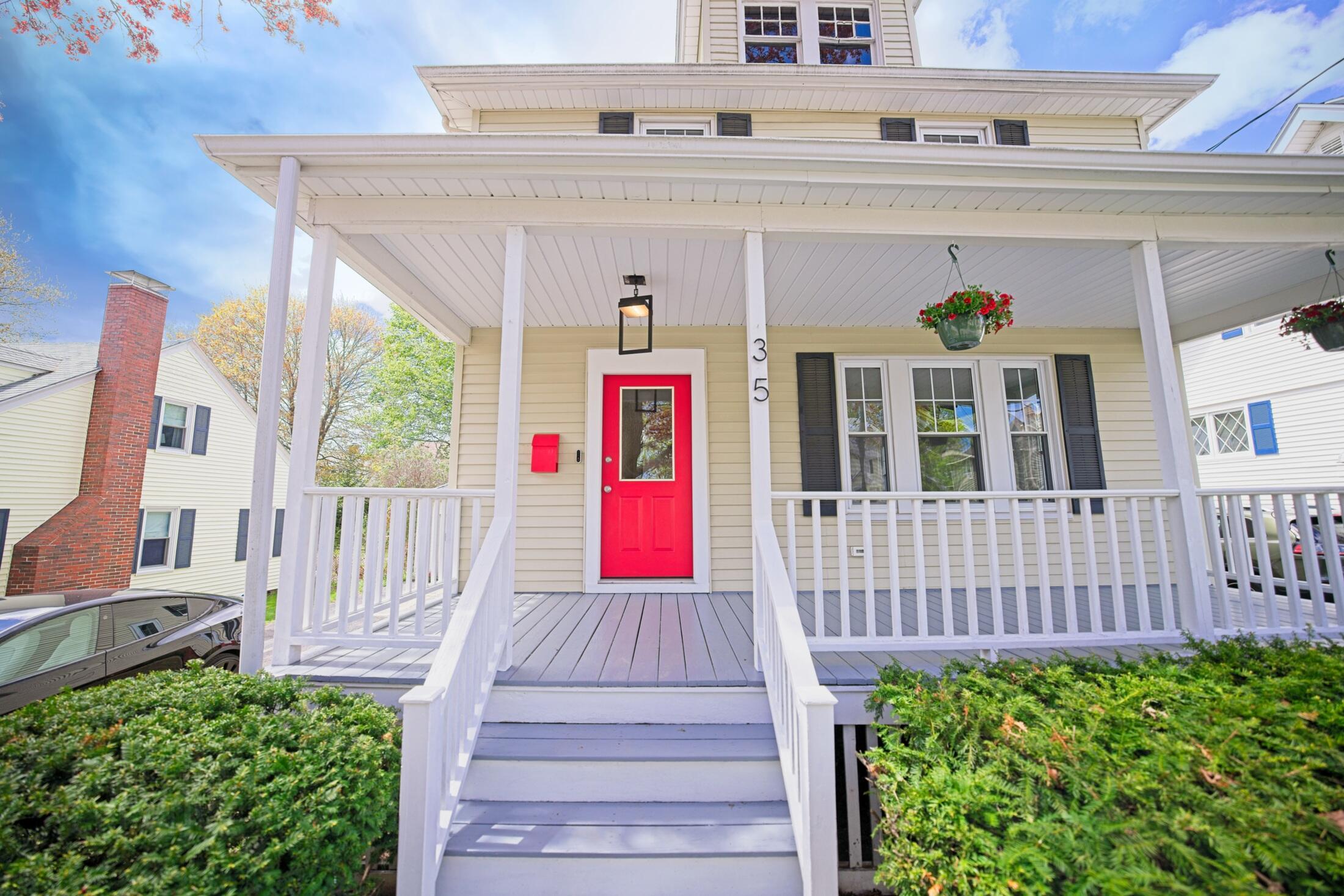 35 Strathmore Road South Portland, ME 04106 - Photo 8 of 32 Porch and Front door
