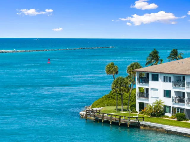 a aerial view of a house with a garden