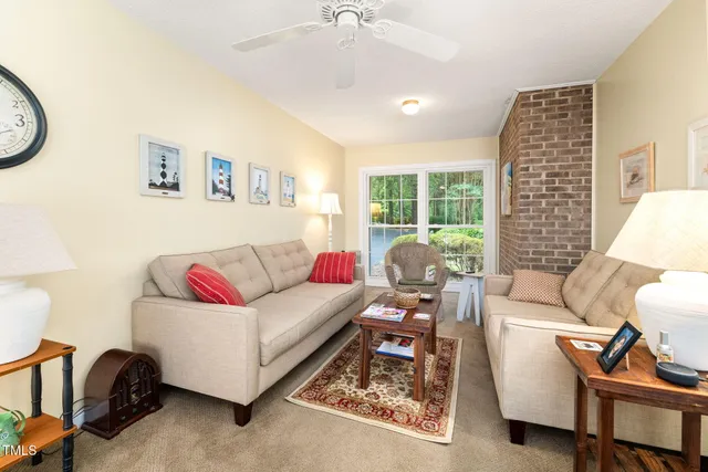 a view of livingroom with stairs