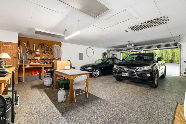 a view of balcony with furniture