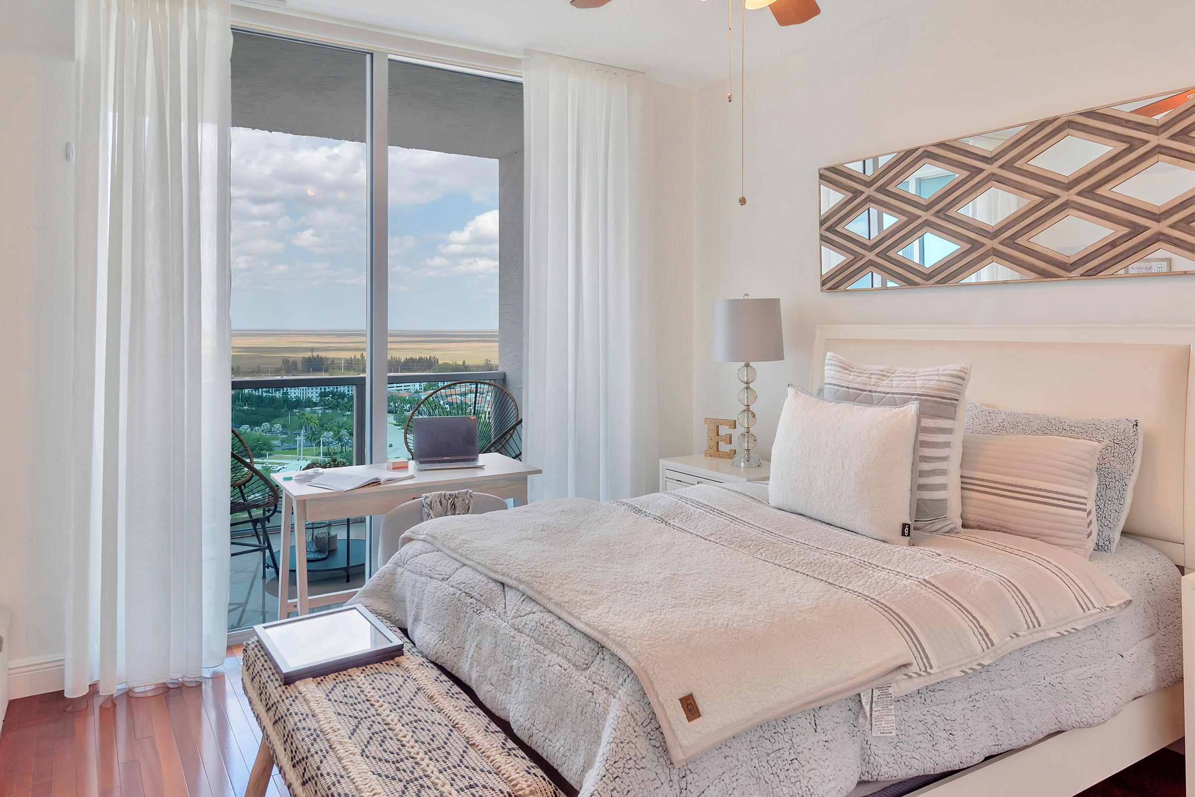 2641 North Flamingo Road, Unit 2503N Sunrise, FL 33323 - Photo 17 of 47 a bedroom with a bed and a window