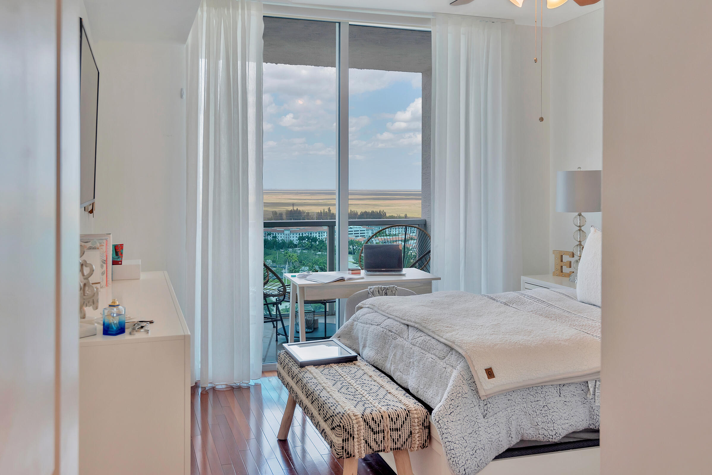 2641 North Flamingo Road, Unit 2503N Sunrise, FL 33323 - Photo 18 of 47 a bedroom with a bed and a window