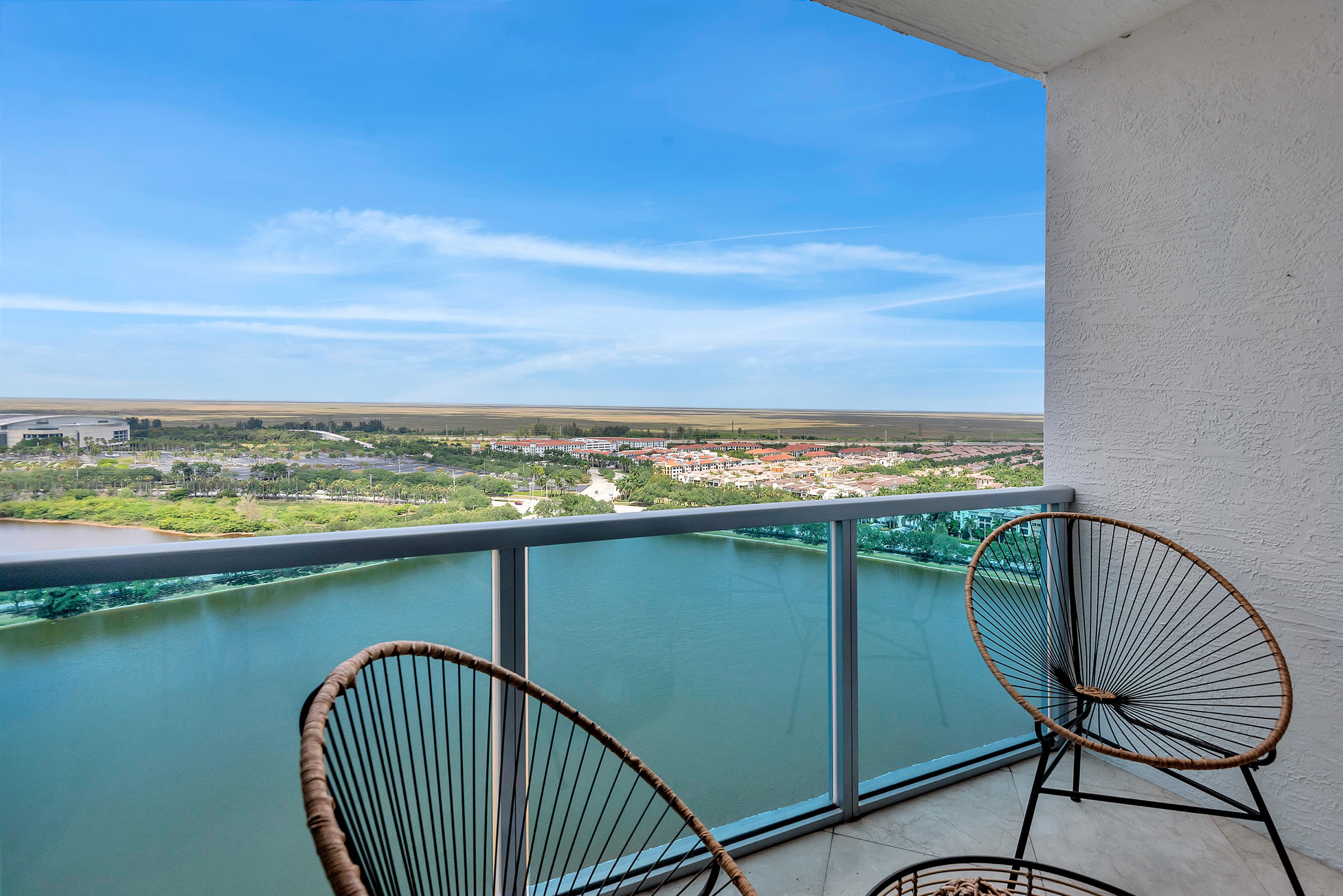 2641 North Flamingo Road, Unit 2503N Sunrise, FL 33323 - Photo 28 of 47 a view of a balcony with an ocean view