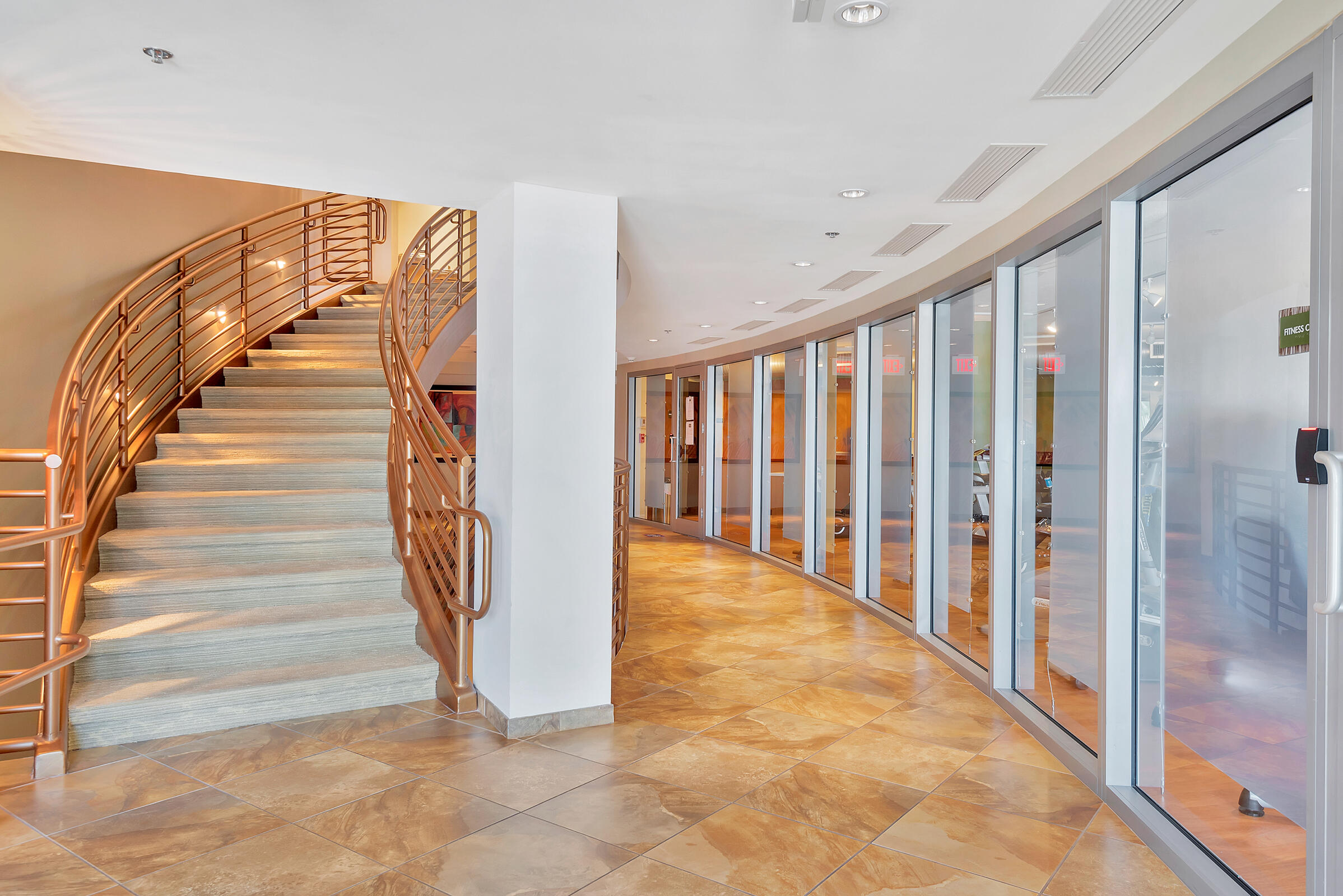 2641 North Flamingo Road, Unit 2503N Sunrise, FL 33323 - Photo 42 of 47 a view of a hallway with stairs