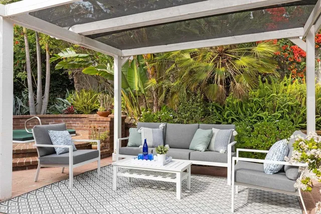 outdoor view with patio