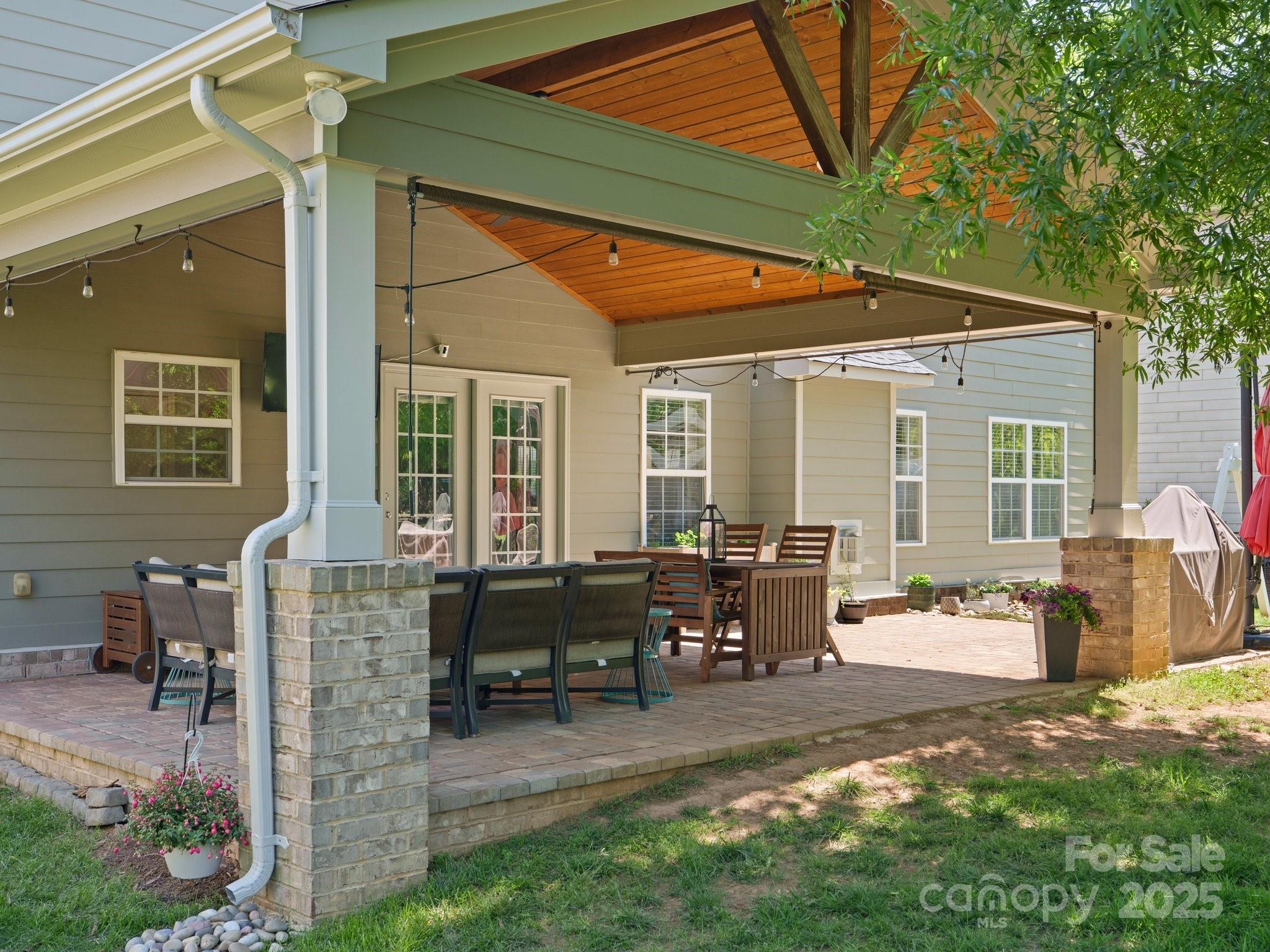 2002 Potomac Road Indian Trail, NC 28079 - Photo 40 of 43 a backyard of a house with outdoor seating