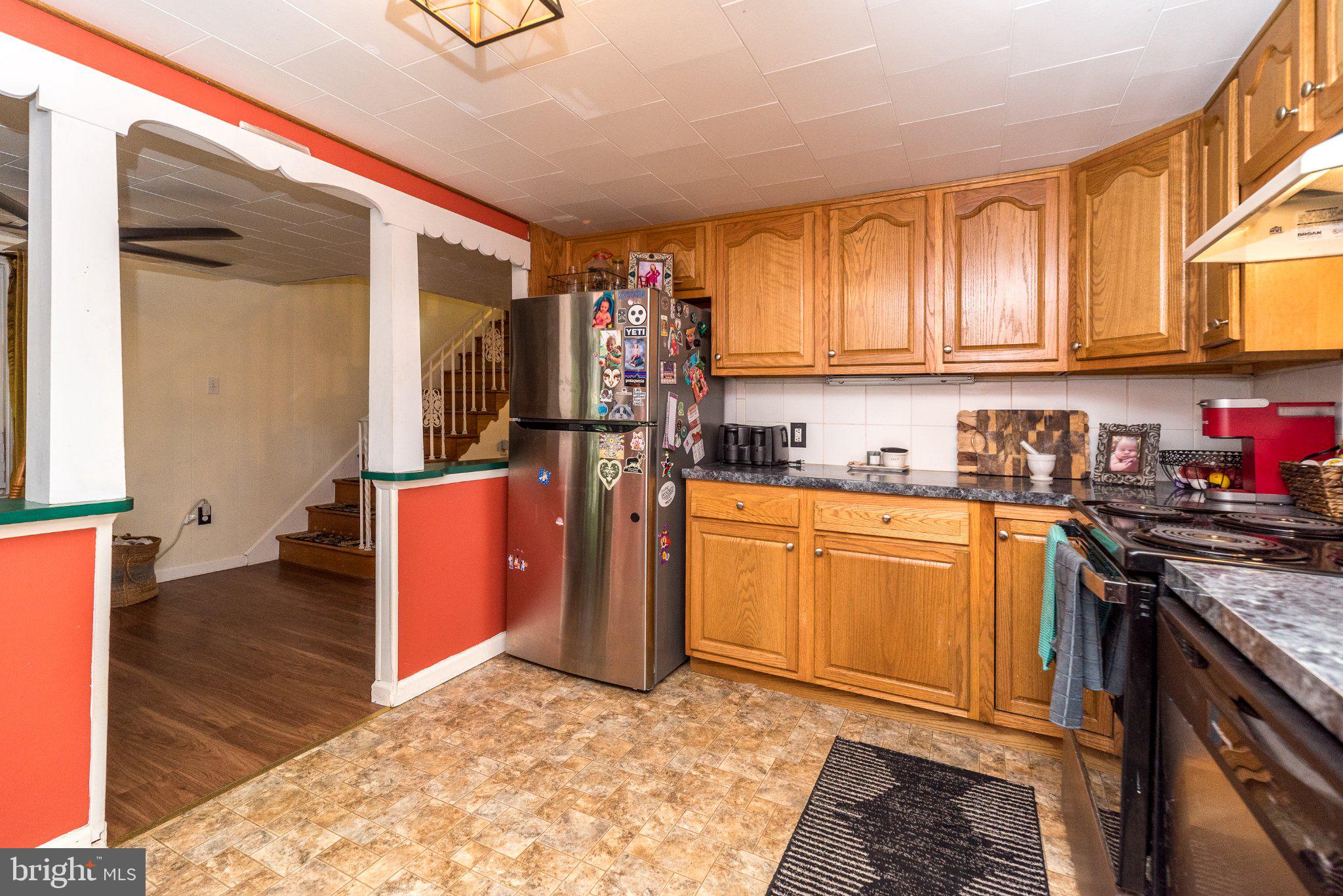 109 Ridge Street Reading, PA 19607 - Photo 12 of 41 Charming kitchen with warm wood accents.