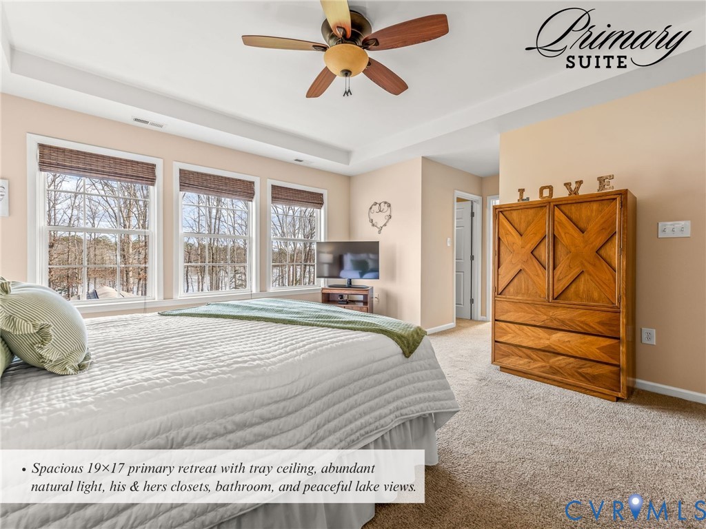 4101 Water Overlook Boulevard Midlothian, VA 23112 - Photo 22 of 50 a bedroom with a bed a dresser and a window