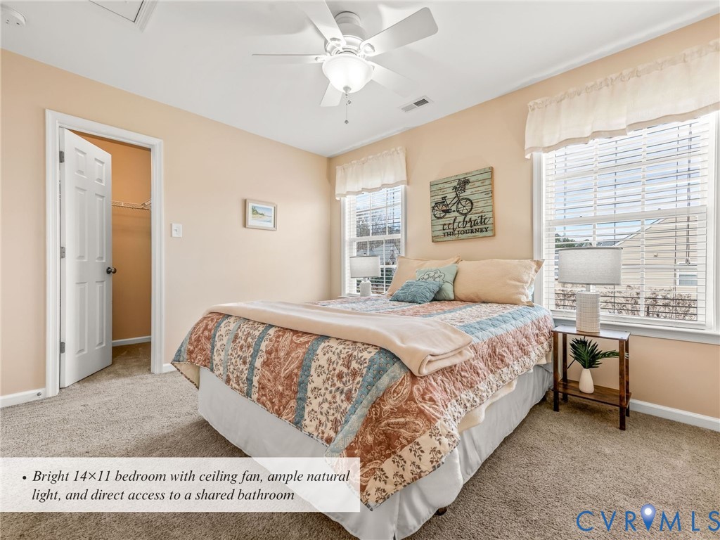 4101 Water Overlook Boulevard Midlothian, VA 23112 - Photo 30 of 50 a bedroom with a bed and a table