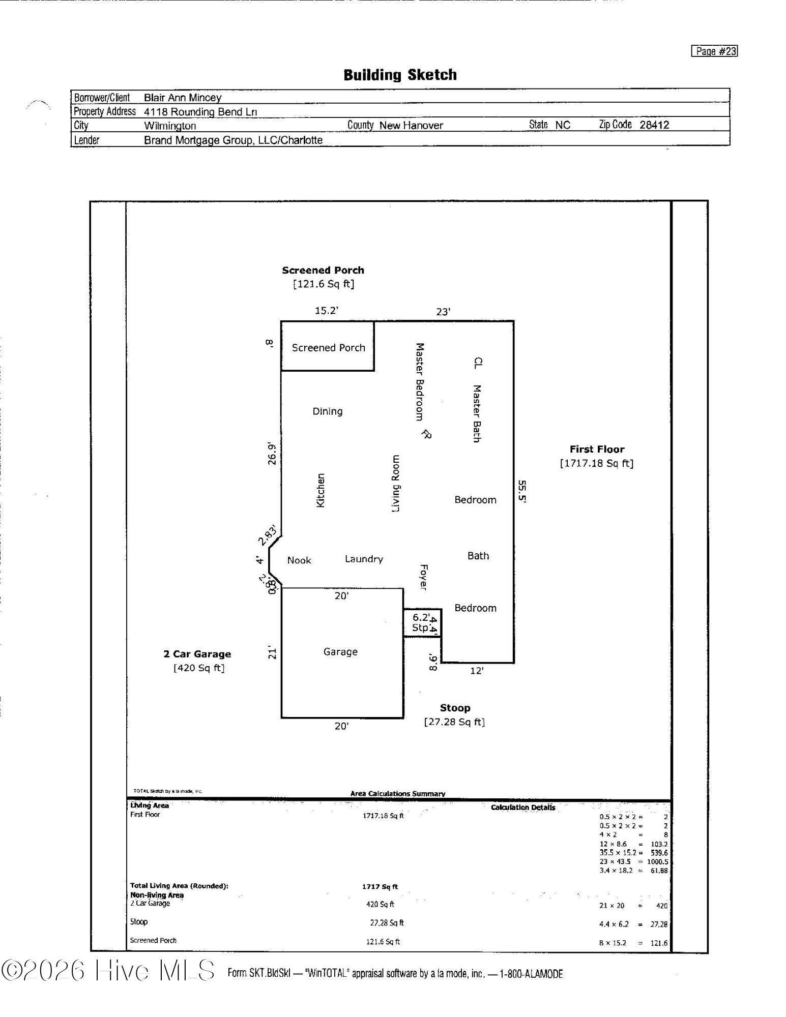 4118 Rounding Bend Lane Wilmington, NC 28412 - Photo 28 of 28 FLOOR PLAN