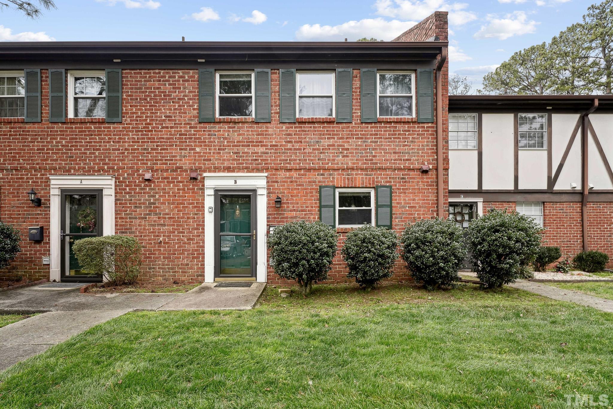 5809 Nottoway Court, Unit B Raleigh, NC 27609 - Photo 1 of 21 front view of a house