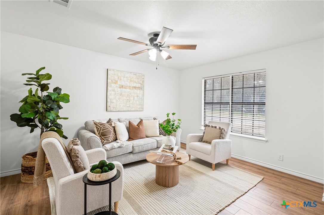 34 Golden Poppy Loop Belton, TX 76513 - Photo 6 of 27 a living room with furniture and a potted plant