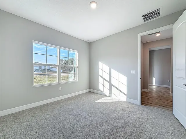 a view of empty room