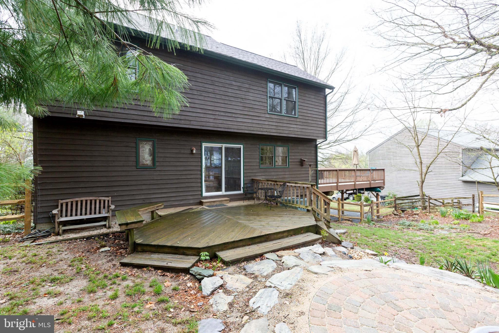 7163 Masters Road New Market, MD 21774 - Photo 32 of 33 Back patio and fenced in yard