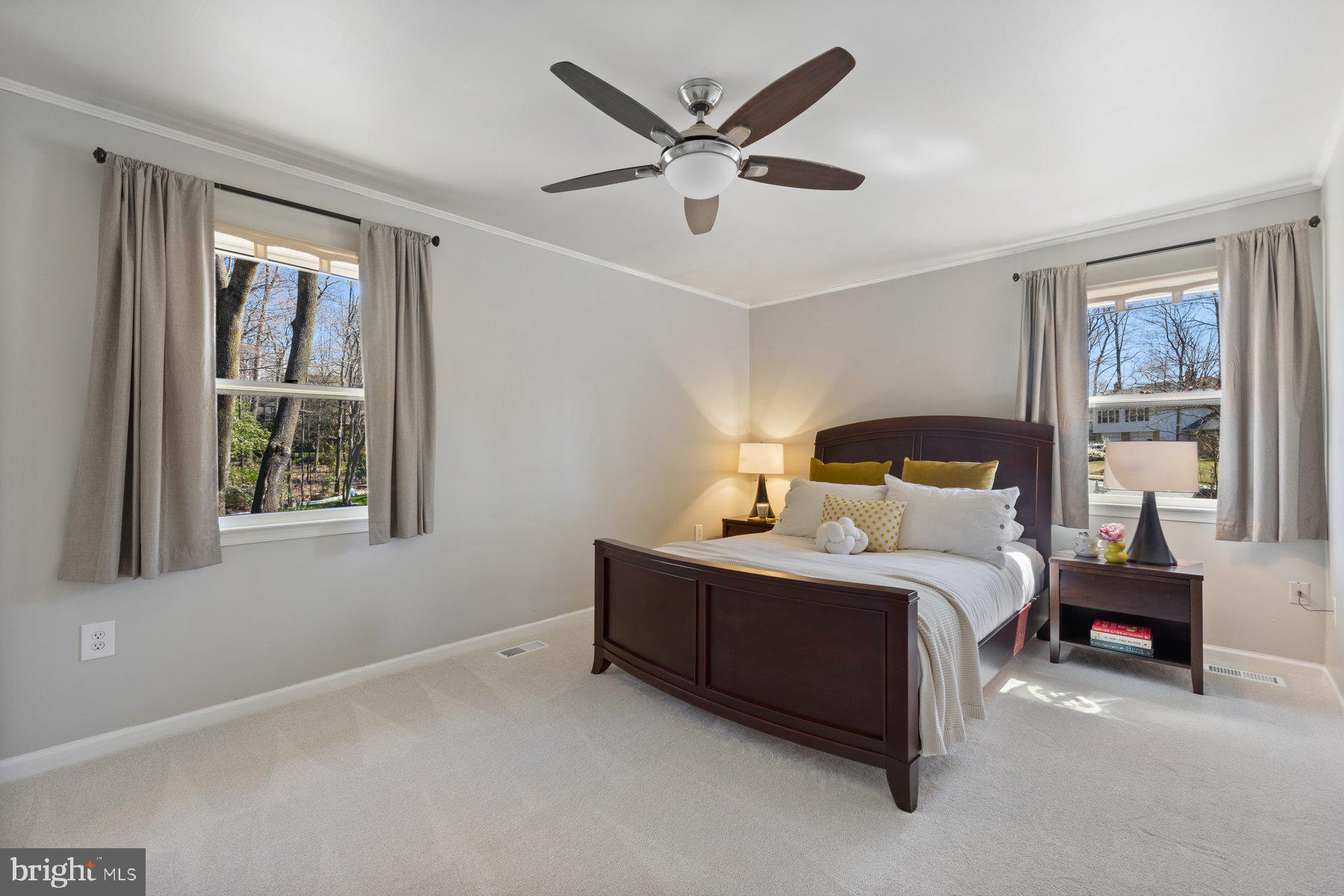 9008 Arley Drive Springfield, VA 22153 - Photo 16 of 40 a bedroom with a bed and window