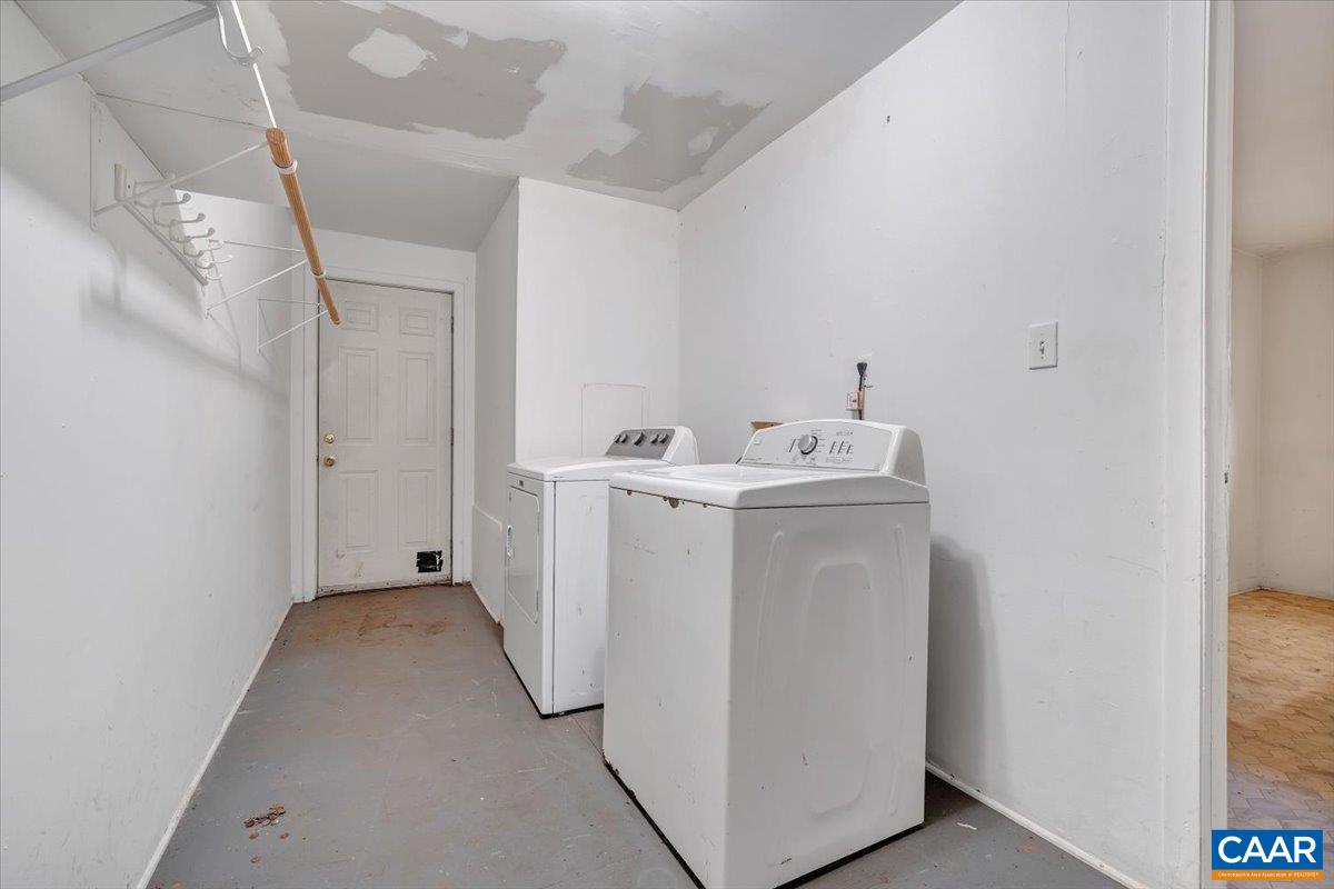 2420 James River Road Esmont, VA 22937 - Photo 54 of 75 a utility room with dryer and washer