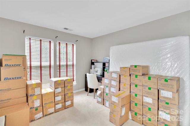 a view of backyard with green space