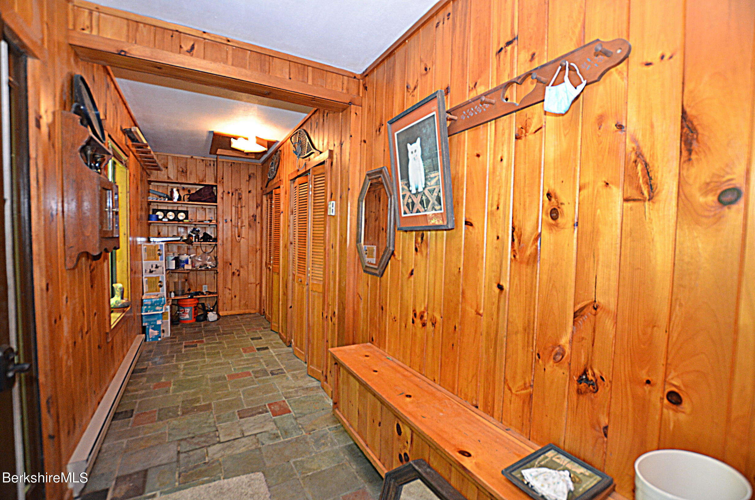 2477 West Center Road Otis, MA 01253 - Photo 12 of 31 a view of a balcony with wooden walls