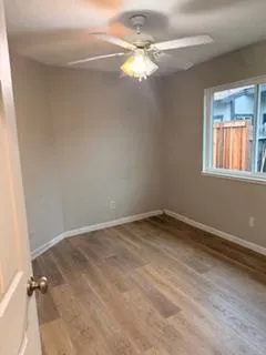 wooden floor in a room