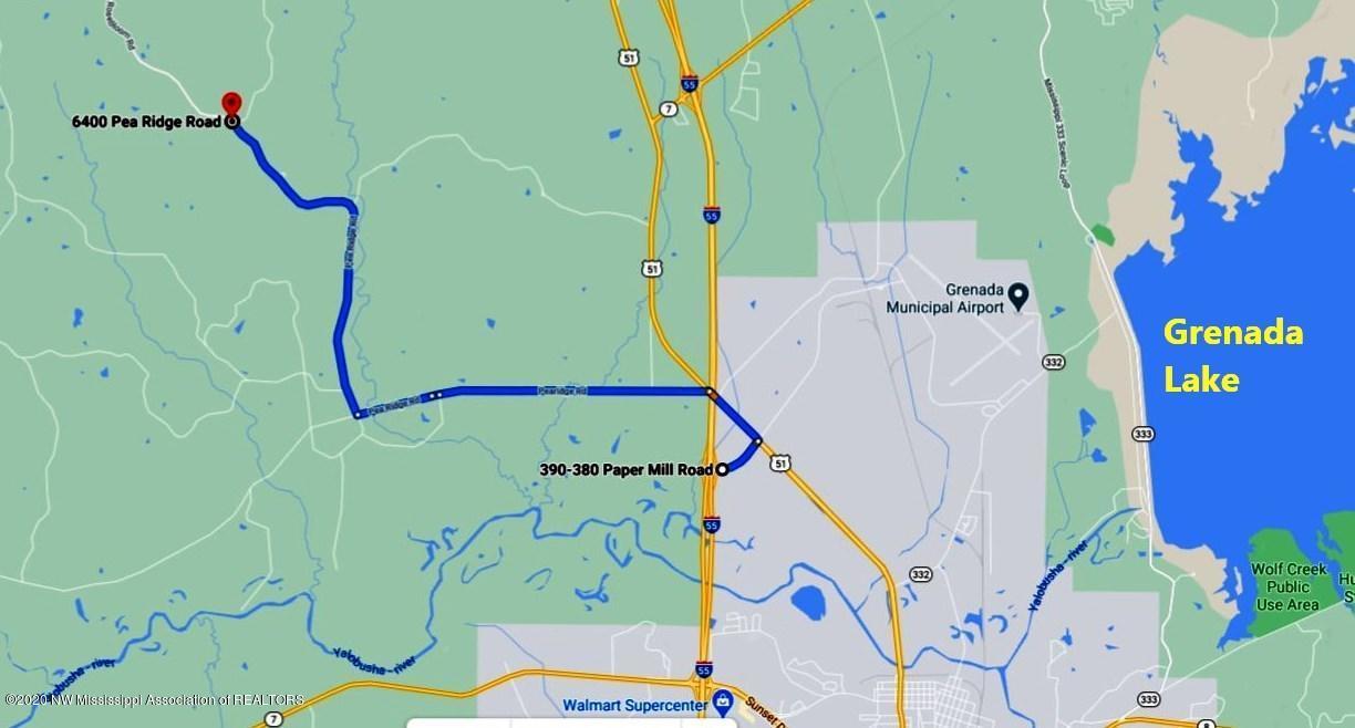 6423 Pea Ridge Road Grenada, MS 38901 - Photo 7 of 12 Map 2