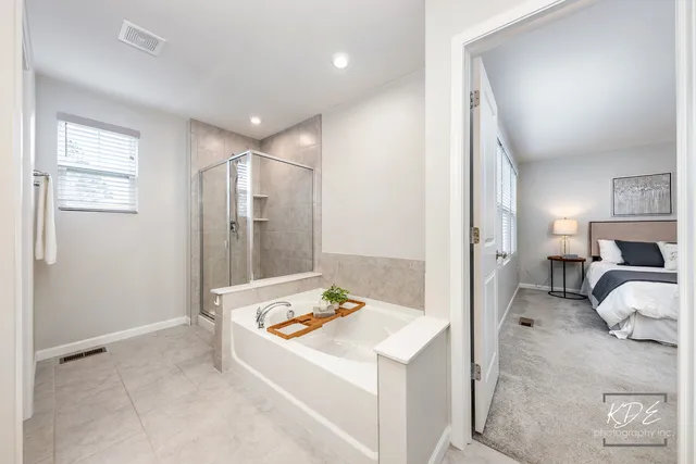 a very nice looking room with a large window