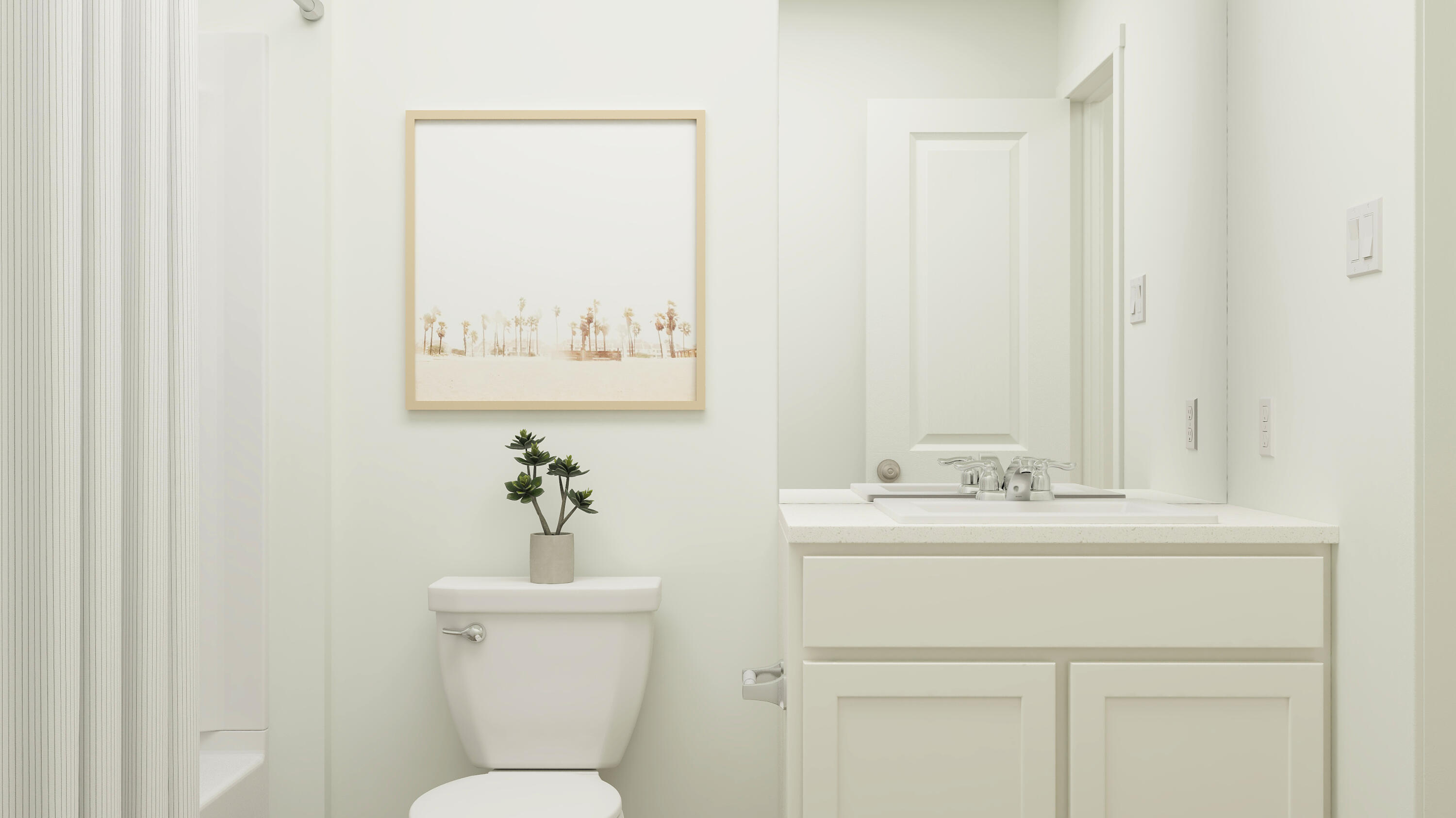 2119 Edgewood Street Lubbock, TX 79403 - Photo 23 of 29 a bathroom with a sink a toilet and mirror
