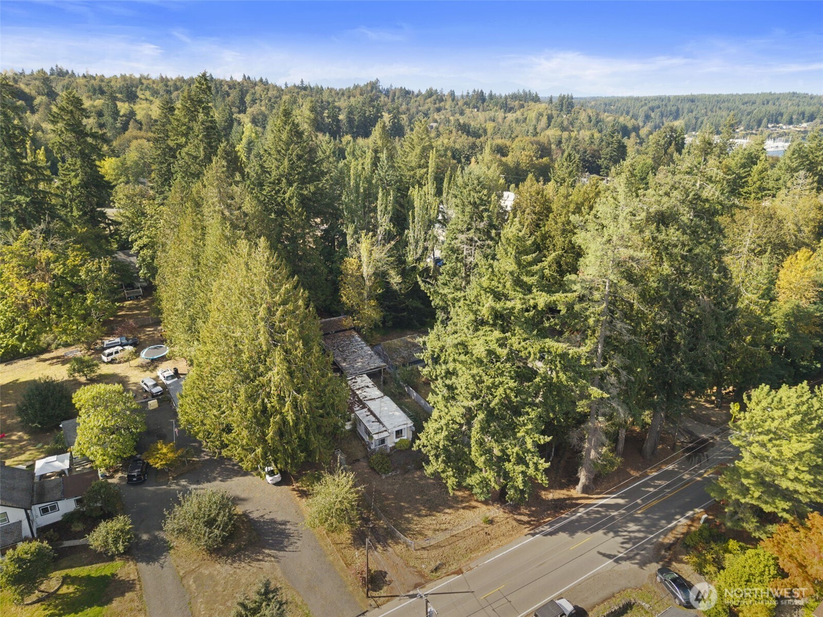 8491 Illahee Road Northeast Bremerton, WA 98311 - Photo 11 of 36 a view of a city with lots of trees