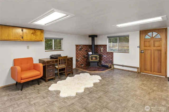 a view of a living room