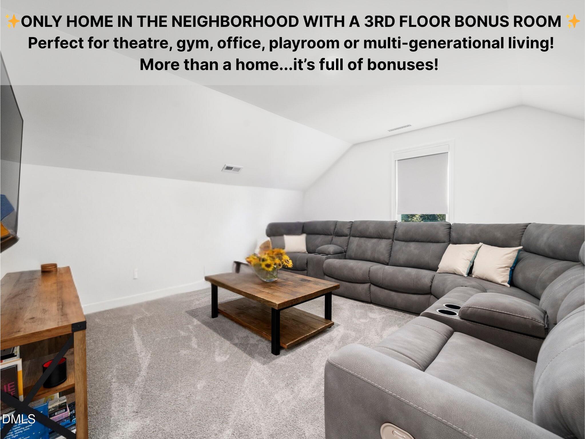 1112 Prominence Drive Durham, NC 27712 - Photo 5 of 40 a living room with furniture and a couch