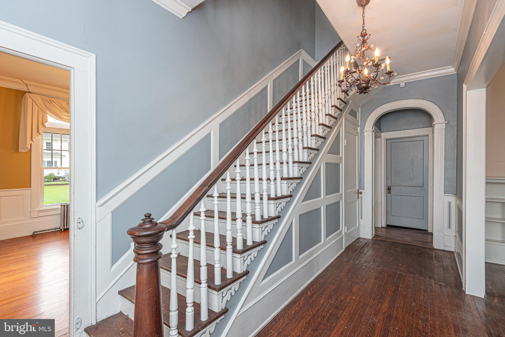 8318 Langmaid Road Newark, MD 21841 - Photo 8 of 122 a view of entryway and hall with wooden floor