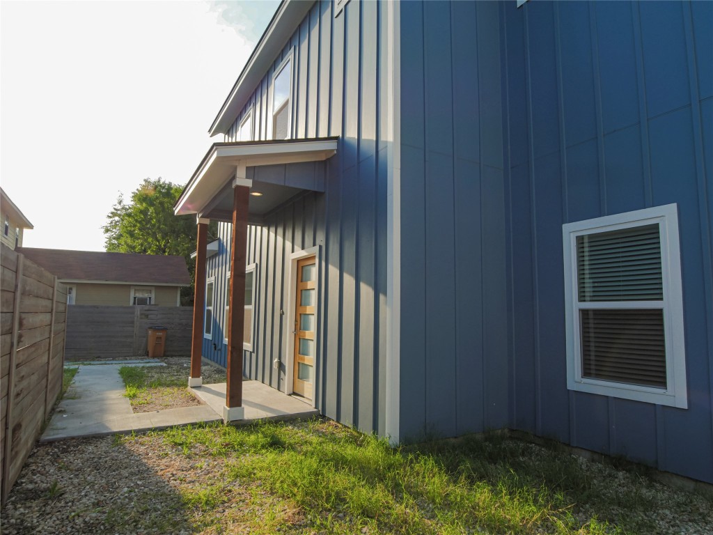 6014 Fairway Street, Unit 2 Austin, TX 78741 - Photo 3 of 24 a view of a backyard with pathway