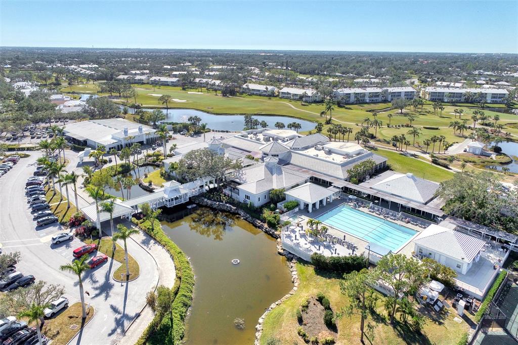 335 St George Court, Unit 1 Venice, FL 34293 - Photo 57 of 87 an aerial view of residential houses with outdoor space
