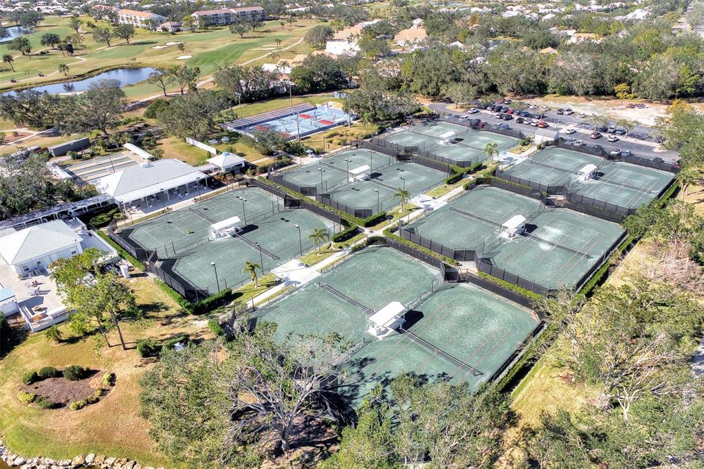 335 St George Court, Unit 1 Venice, FL 34293 - Photo 58 of 87 an aerial view of residential houses with outdoor space