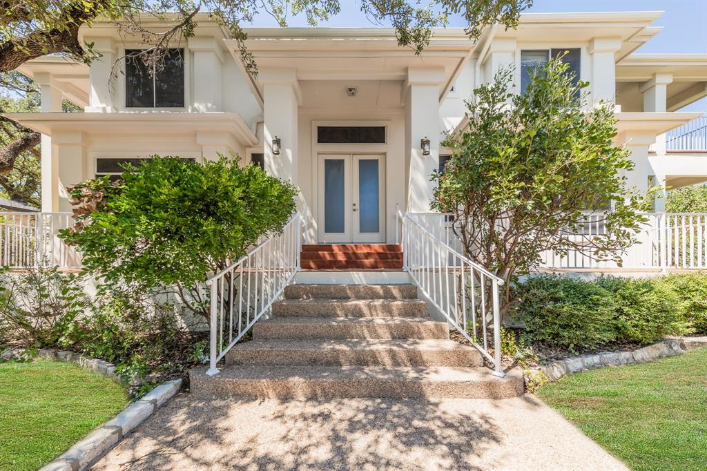 1704 Randolph Ridge Trail Austin, TX 78746 - Photo 1 of 23 Doorway to property featuring french doors and stucco siding