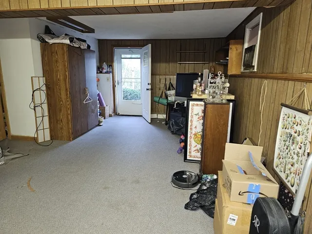 a view of a storage & utility room with stuff