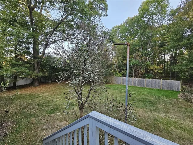 a view of an outdoor space and a yard
