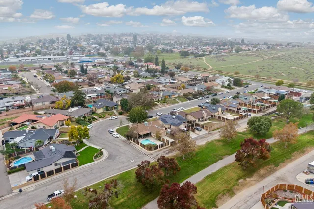 a view of park with trees