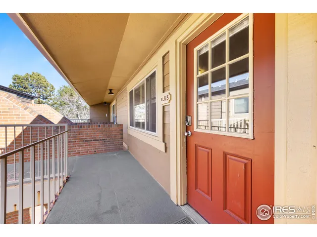 a view of front door