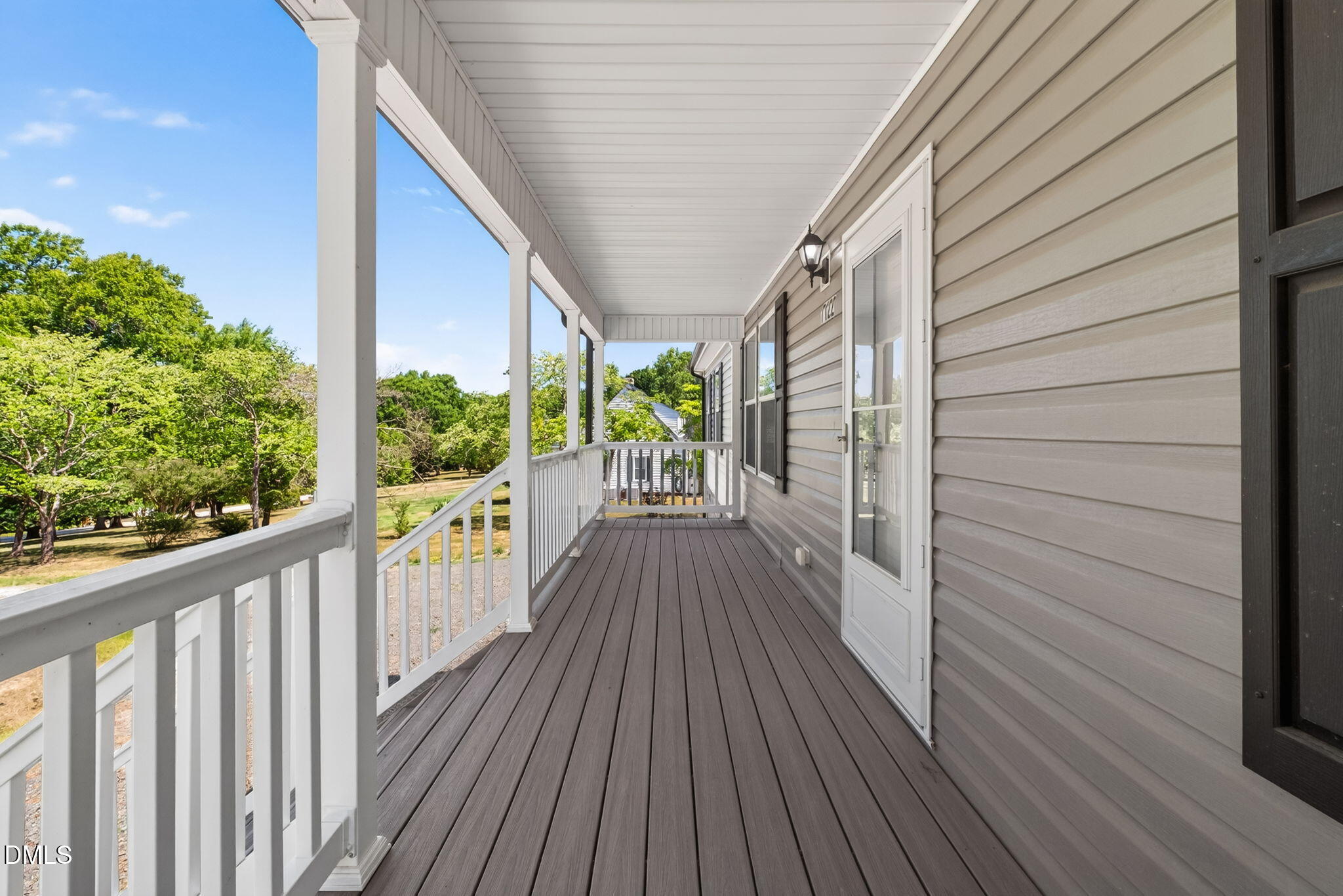 7122 Guess Road Hillsborough, NC 27278 - Photo 3 of 48 a view of a wooden deck