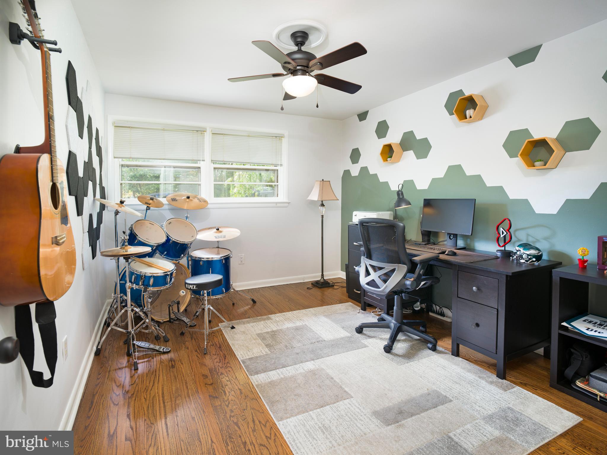 123 Old Forest Road Wynnewood, PA 19096 - Photo 17 of 29 a view of a workspace with furniture and a window