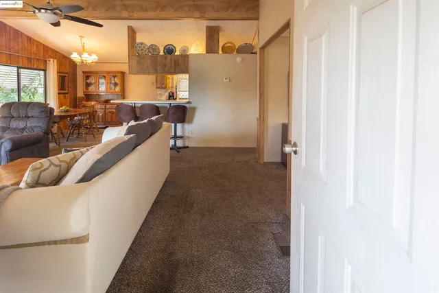 a view of a living room with a couch