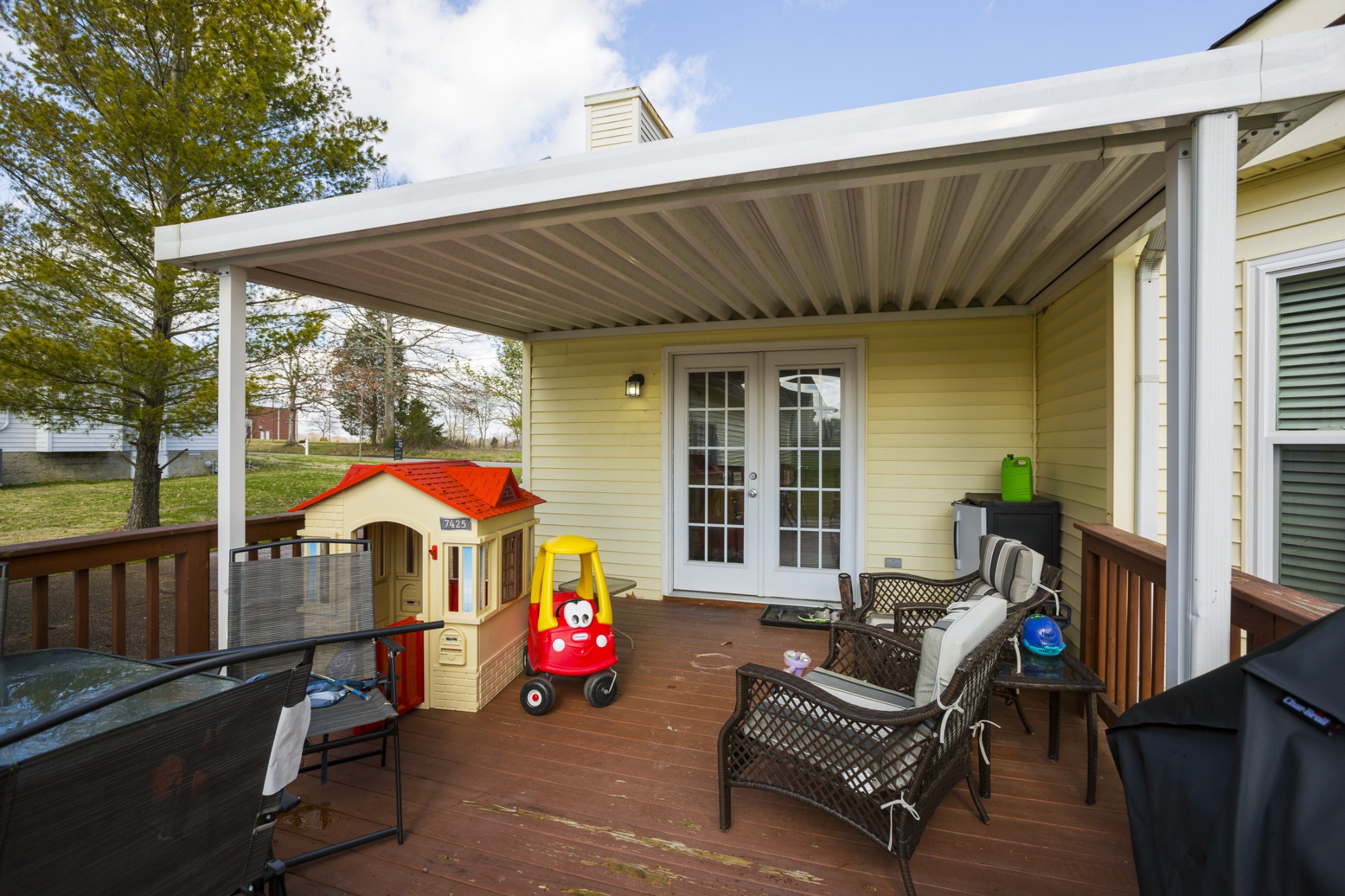 6045 Ebenezer Road Greenbrier, TN 37073 - Photo 26 of 30 a view of a two chairs in the roof deck