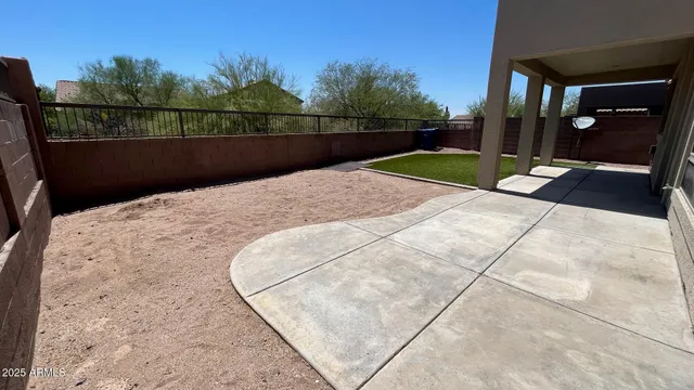 a view of balcony with wooden floor