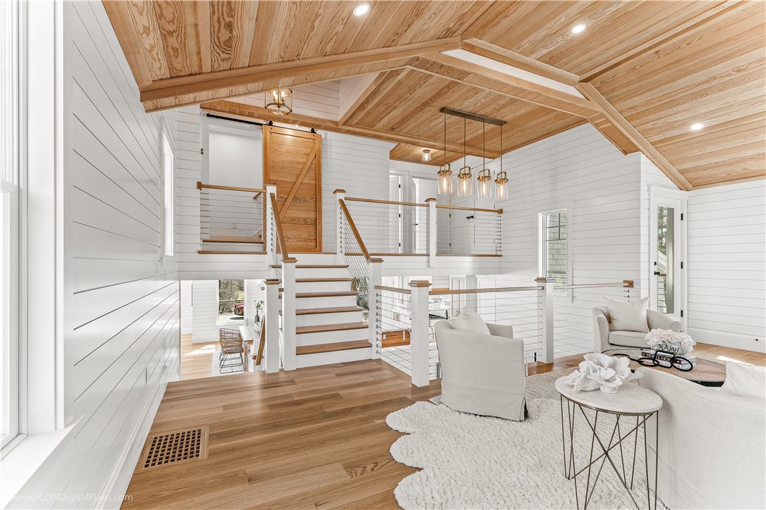 166 Ruggles Avenue Newport, RI 02840 - Photo 35 of 50 Stairs to three bedrooms and laundry and linen closet.