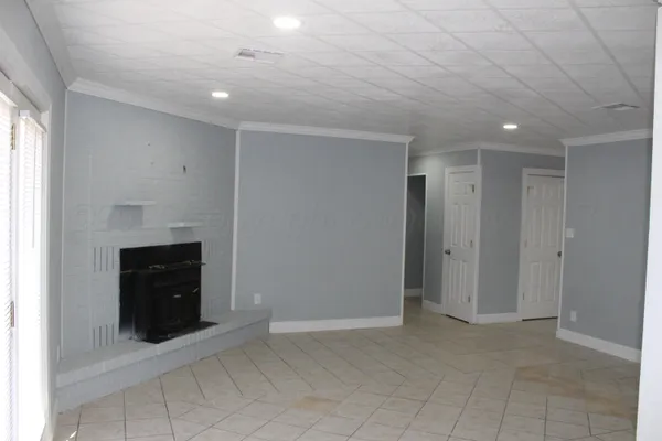 a view of an empty room