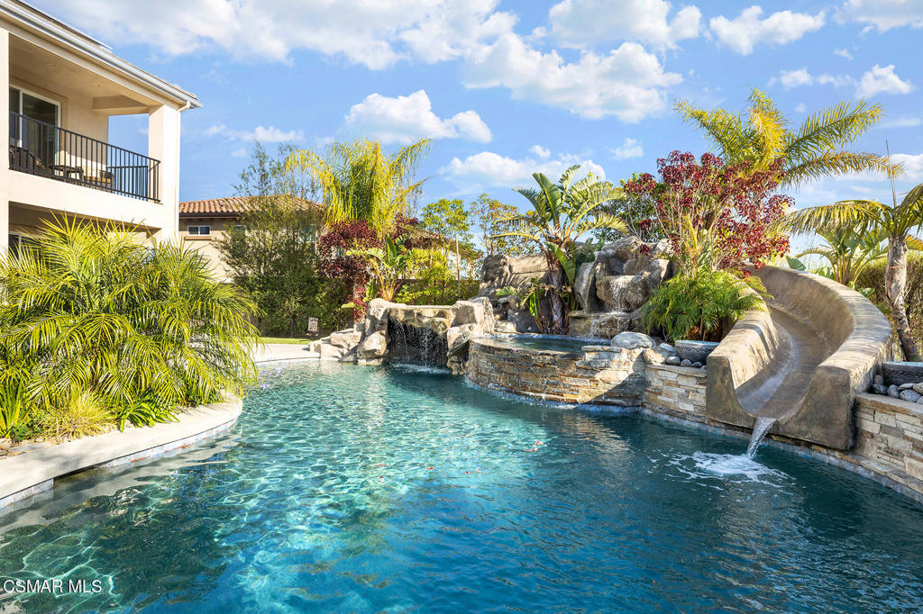 7377 Woods Court Moorpark, CA 93021 - Photo 24 of 29 a view of a backyard with plants and a patio