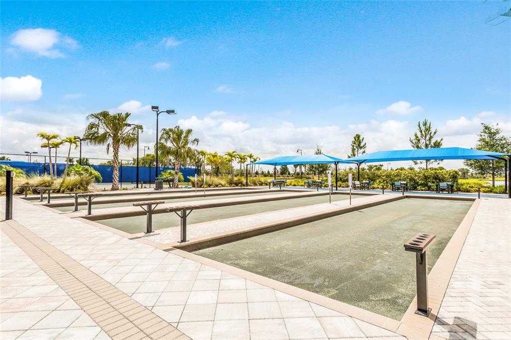 17029 Hampton Falls Terrace Lakewood Ranch, FL 34202 - Photo 55 of 56 a view of swimming pool with outdoor seating
